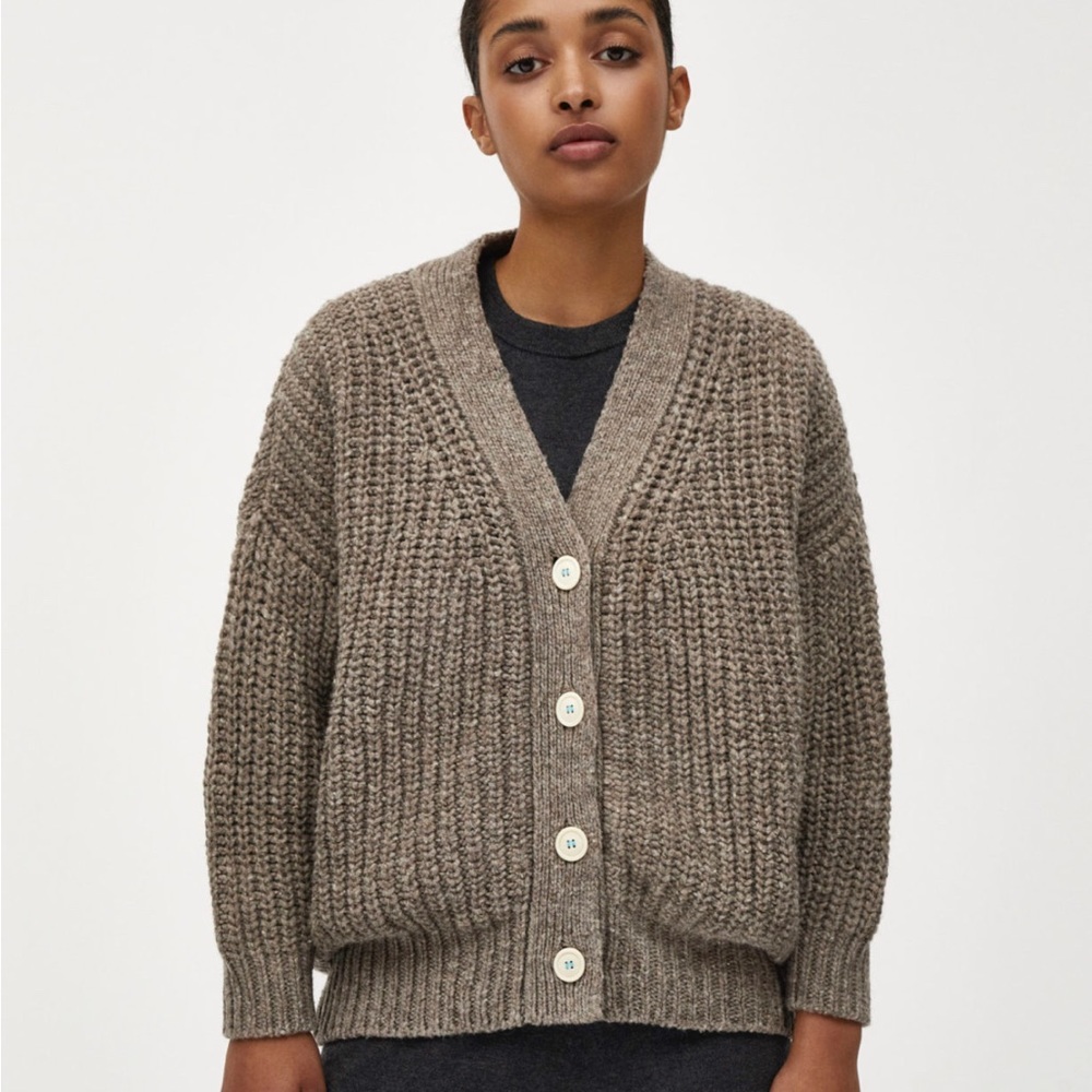 Babaa no. 19 cardigan in dark mist